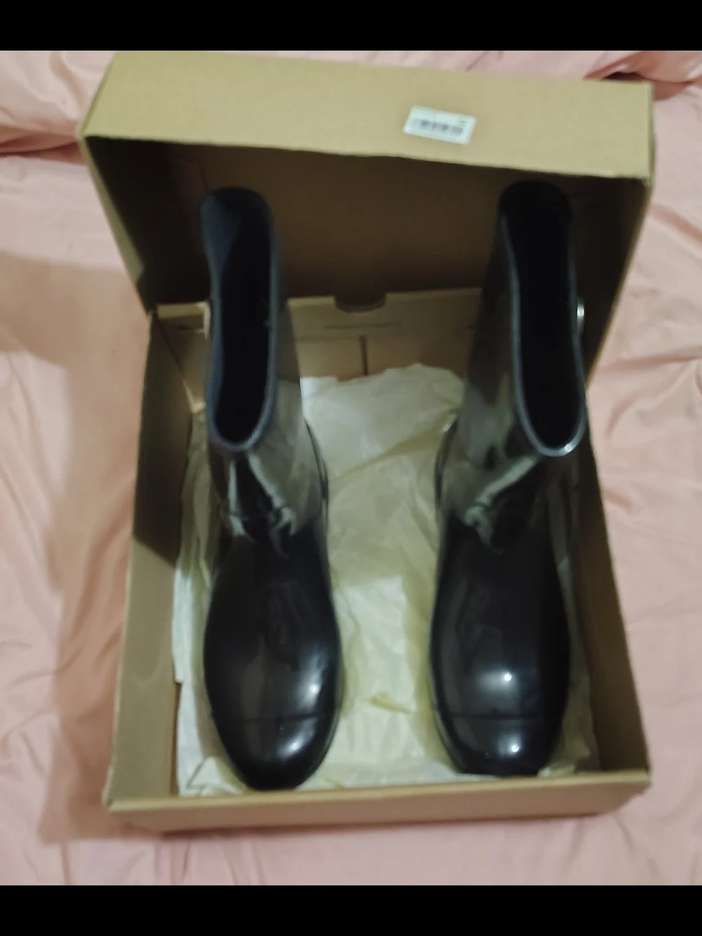 UGG Women's Black Rain Boots